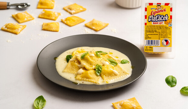 Syrové ravioli